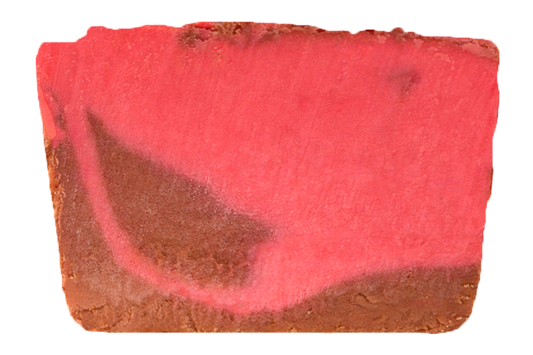 slice of two-tone amaretto chocolate fudge