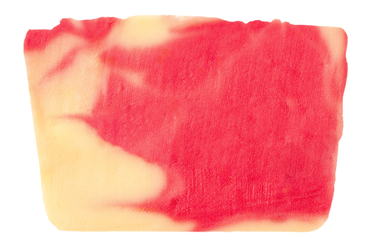 Slice of strawberry cheesecake fudge