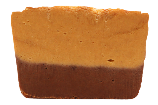 Slice of layered chocolate and peanut butter fudge