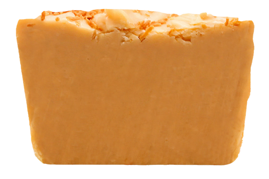 Piece of white chocolate fudge with coconut topping